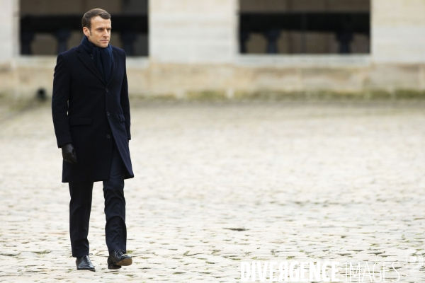 Hommage national à Jean DANIEL aux Invalides.