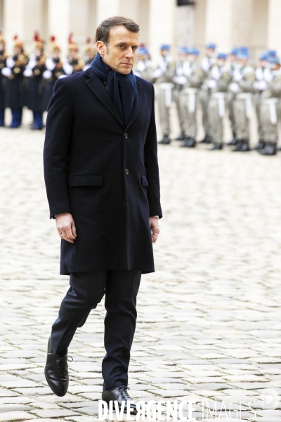 Hommage national à Jean DANIEL aux Invalides.