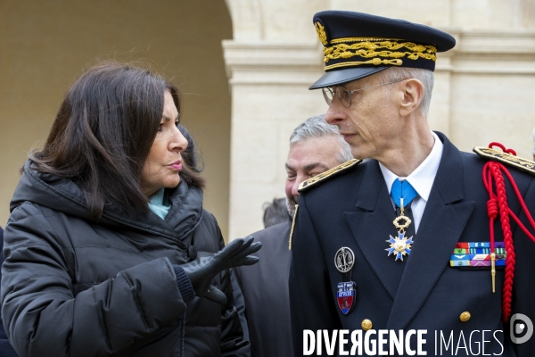 Hommage national à Jean DANIEL aux Invalides.