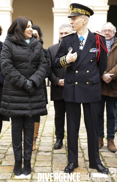 Hommage national à Jean DANIEL aux Invalides.