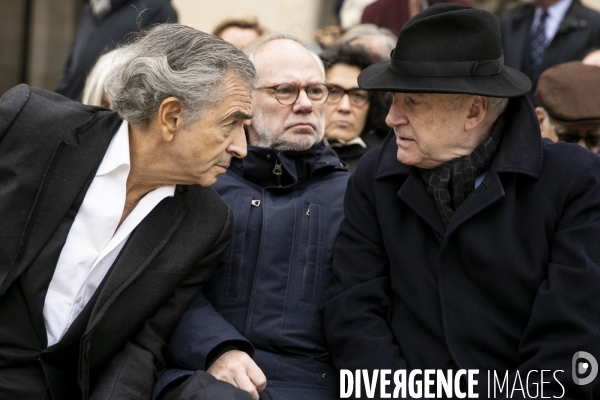 Hommage national à Jean DANIEL aux Invalides.