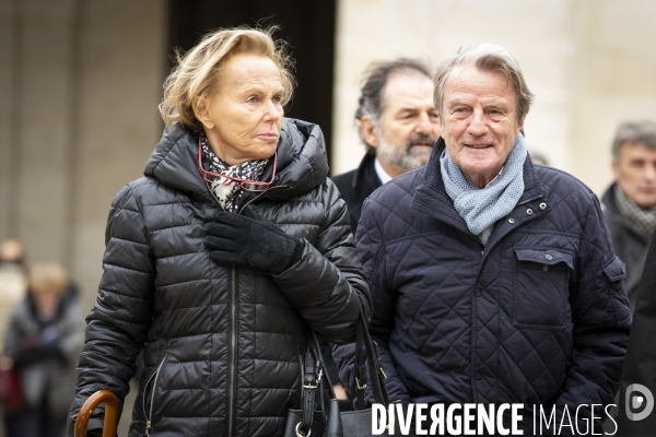 Hommage national à Jean DANIEL aux Invalides.