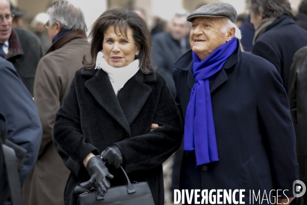 Hommage national à Jean DANIEL aux Invalides.