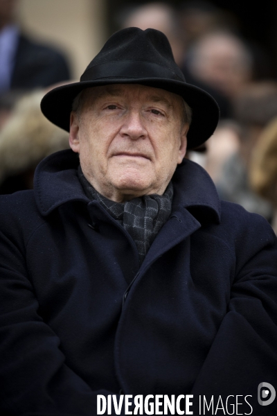 Hommage national à Jean DANIEL aux Invalides.