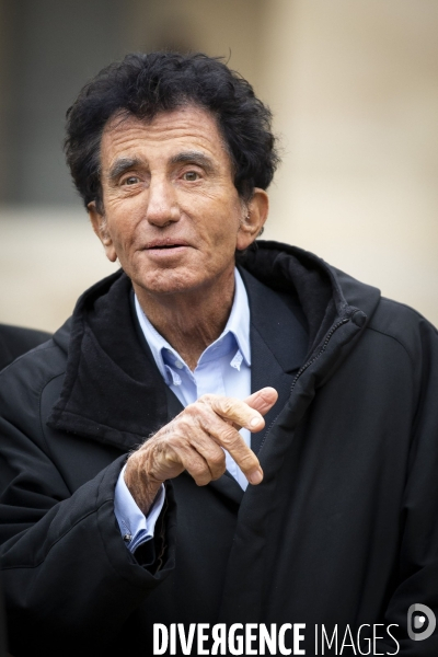 Hommage national à Jean DANIEL aux Invalides.