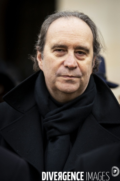 Hommage national à Jean DANIEL aux Invalides.