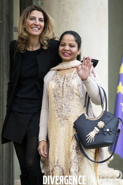 Asia BIBI à l Elysée.