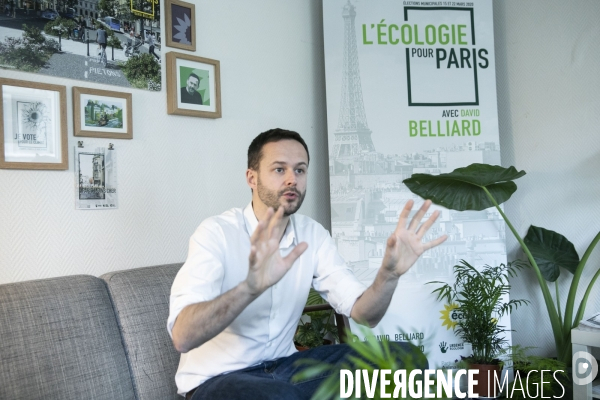 David BELLIARD candidat EELV à la mairie de Paris