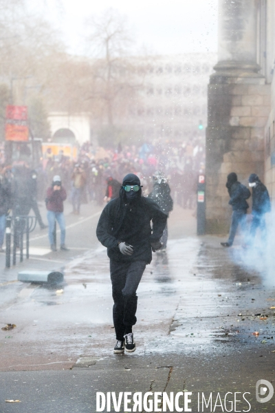 Manifestation contre la bétonisation et projets inutiles à Nantes