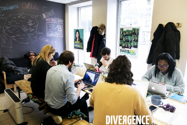 Anne Hidalgo présente les orientations budgétaires de son programme.