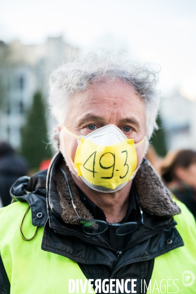 Manifestation contre le recours au 49.3 à Nantes