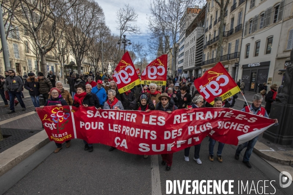 Manifestation intersyndicale contre l article 49.3