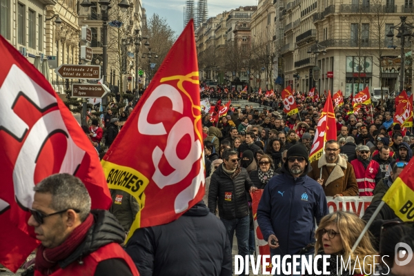 Manifestation intersyndicale contre l article 49.3