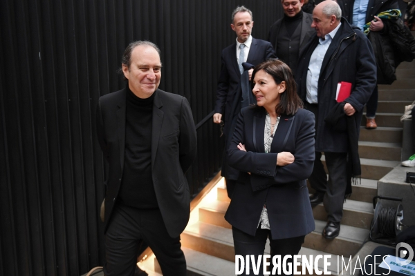 Elections Municipales / Anne Hidalgo présente son programme sur les communs numériques