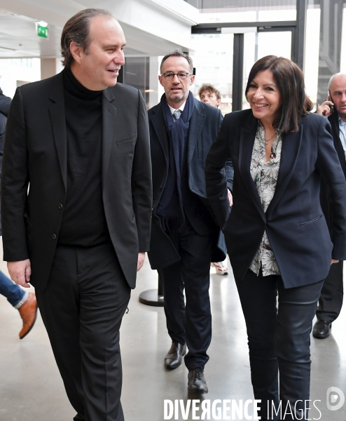 Elections Municipales / Anne Hidalgo présente son programme sur les communs numériques