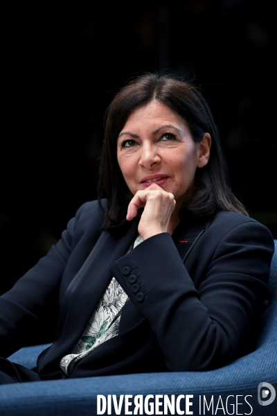 Elections Municipales / Anne Hidalgo présente son programme sur les communs numériques