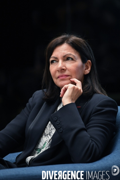 Elections Municipales / Anne Hidalgo présente son programme sur les communs numériques