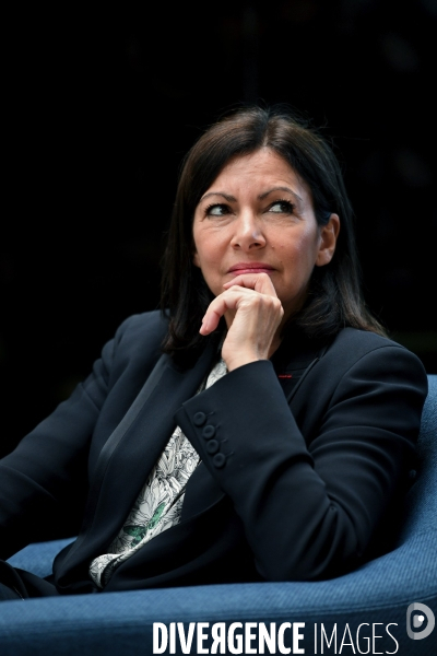 Elections Municipales / Anne Hidalgo présente son programme sur les communs numériques