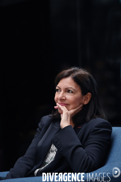 Elections Municipales / Anne Hidalgo présente son programme sur les communs numériques