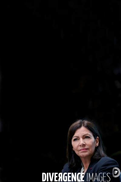 Elections Municipales / Anne Hidalgo présente son programme sur les communs numériques