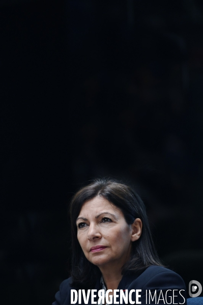 Elections Municipales / Anne Hidalgo présente son programme sur les communs numériques