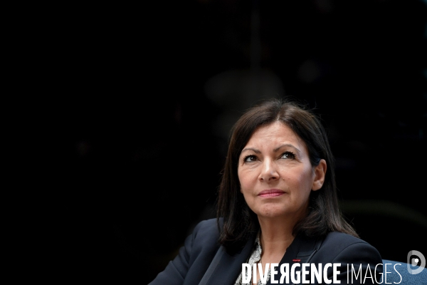 Elections Municipales / Anne Hidalgo présente son programme sur les communs numériques