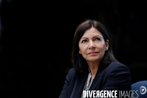 Elections Municipales / Anne Hidalgo présente son programme sur les communs numériques