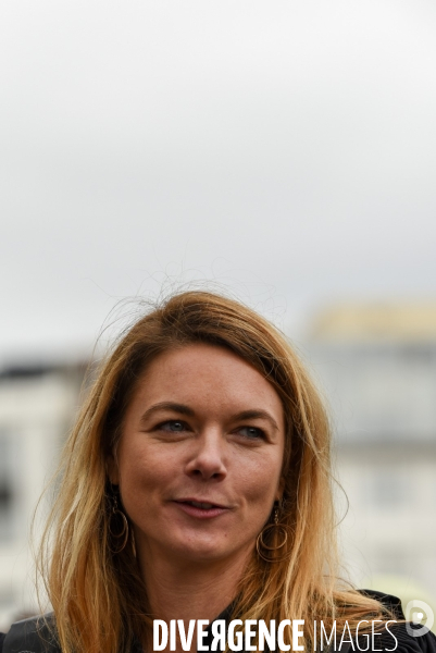 Manifestation des greffiers avocats et magistrats au tribunal de Bobigny