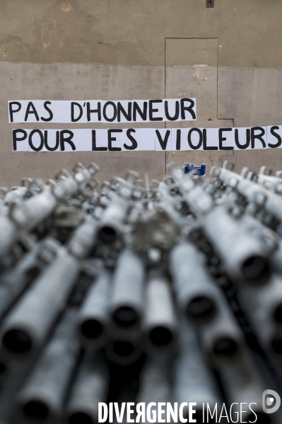 Messages contre le viol et les féminicides