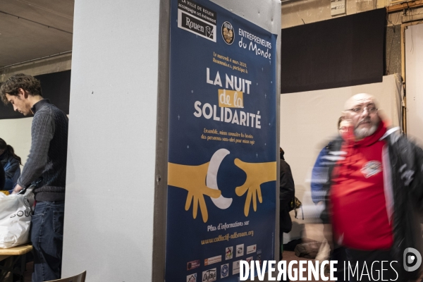 Recensement des  SDF à Rouen