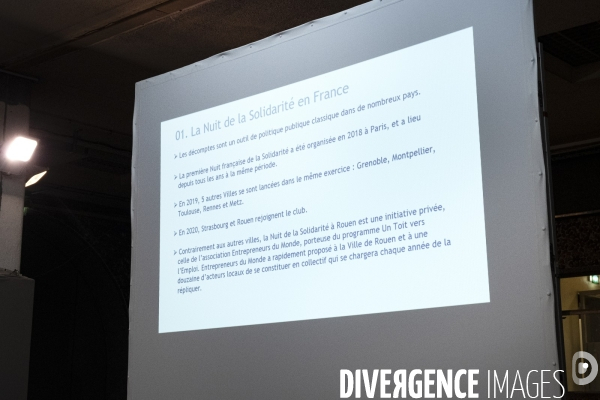 Recensement des  SDF à Rouen