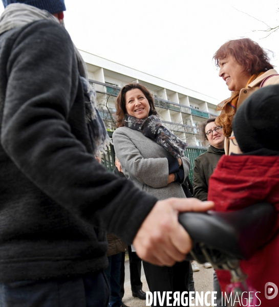 Elections Municipales / Déplacement d Agnes Buzyn sur la securite dans les logements sociaux