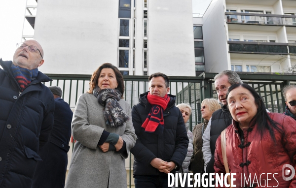 Elections Municipales / Déplacement d Agnes Buzyn sur la securite dans les logements sociaux