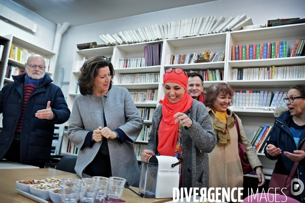 Elections Municipales / Déplacement d Agnes Buzyn sur la securite dans les logements sociaux