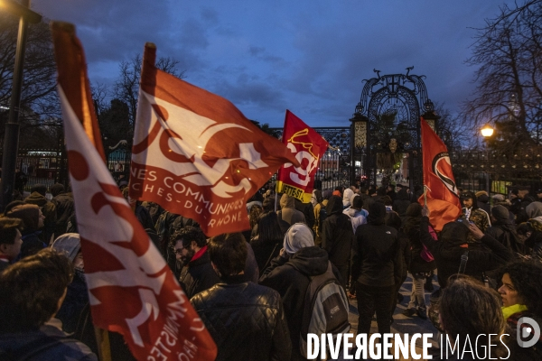 Présence de Marine Le Pen à Marseille en soutien à Stéphane Ravier