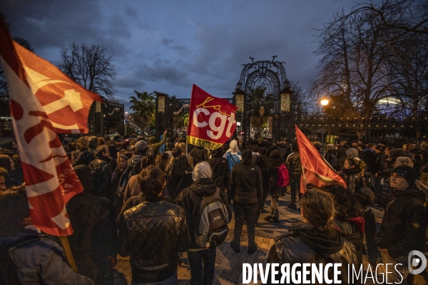 Présence de Marine Le Pen à Marseille en soutien à Stéphane Ravier