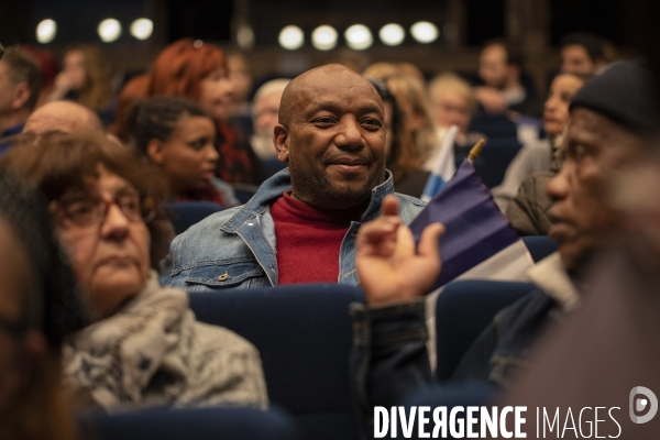 Présence de Marine Le Pen à Marseille en soutien à Stéphane Ravier