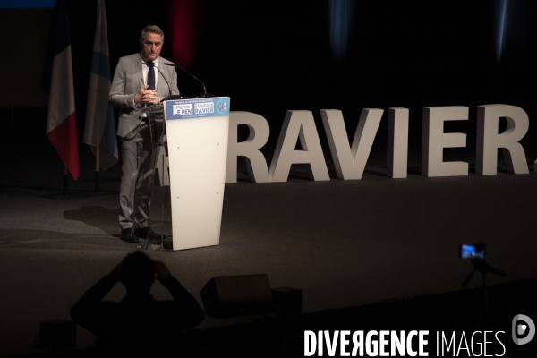 Présence de Marine Le Pen à Marseille en soutien à Stéphane Ravier