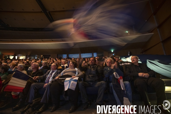 Présence de Marine Le Pen à Marseille en soutien à Stéphane Ravier