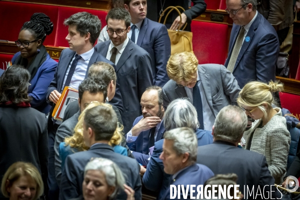 Motions de censure contre le 43.3 sur la reforme des retraites à l Assemblée nationale