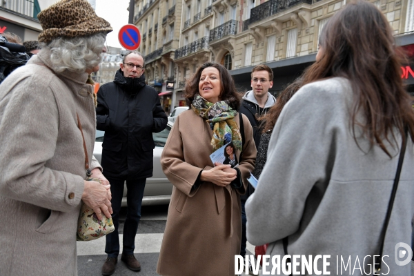 Elections Municipales / Déplacement d Agnes Buzyn dans le 17ème arrondissement