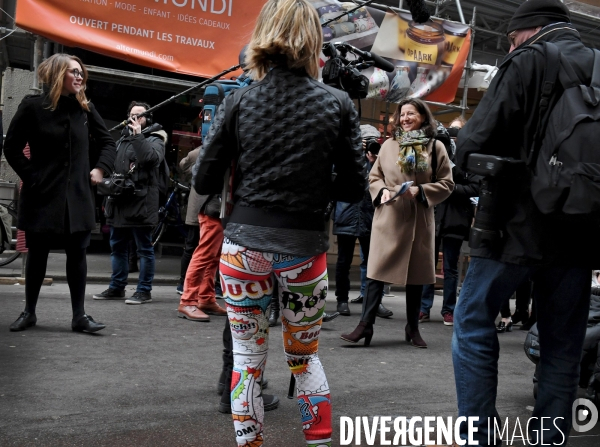 Elections Municipales / Déplacement d Agnes Buzyn dans le 17ème arrondissement