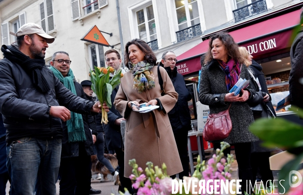 Elections Municipales / Déplacement d Agnes Buzyn dans le 17ème arrondissement