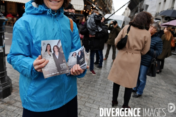 Elections Municipales / Déplacement d Agnes Buzyn dans le 17ème arrondissement