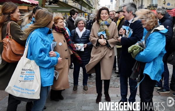 Elections Municipales / Déplacement d Agnes Buzyn dans le 7ème arrondissement