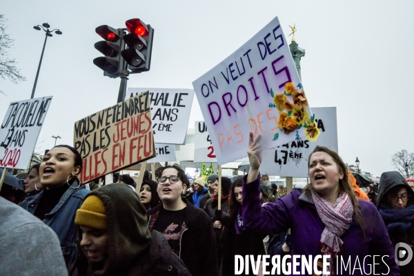 8 Mars 2020 - Manifestation Droits des Femmes  On se lève et On se casse  !