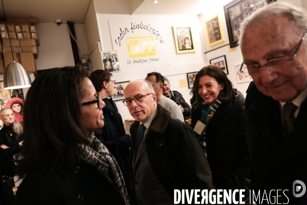 Anne hidalgo avec bernard cazeneuve sur la securit¢