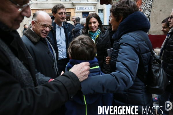 Anne hidalgo avec bernard cazeneuve sur la securit¢