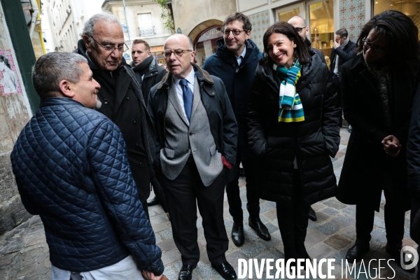 Anne hidalgo avec bernard cazeneuve sur la securit¢