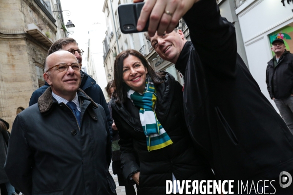 Anne hidalgo avec bernard cazeneuve sur la securit¢